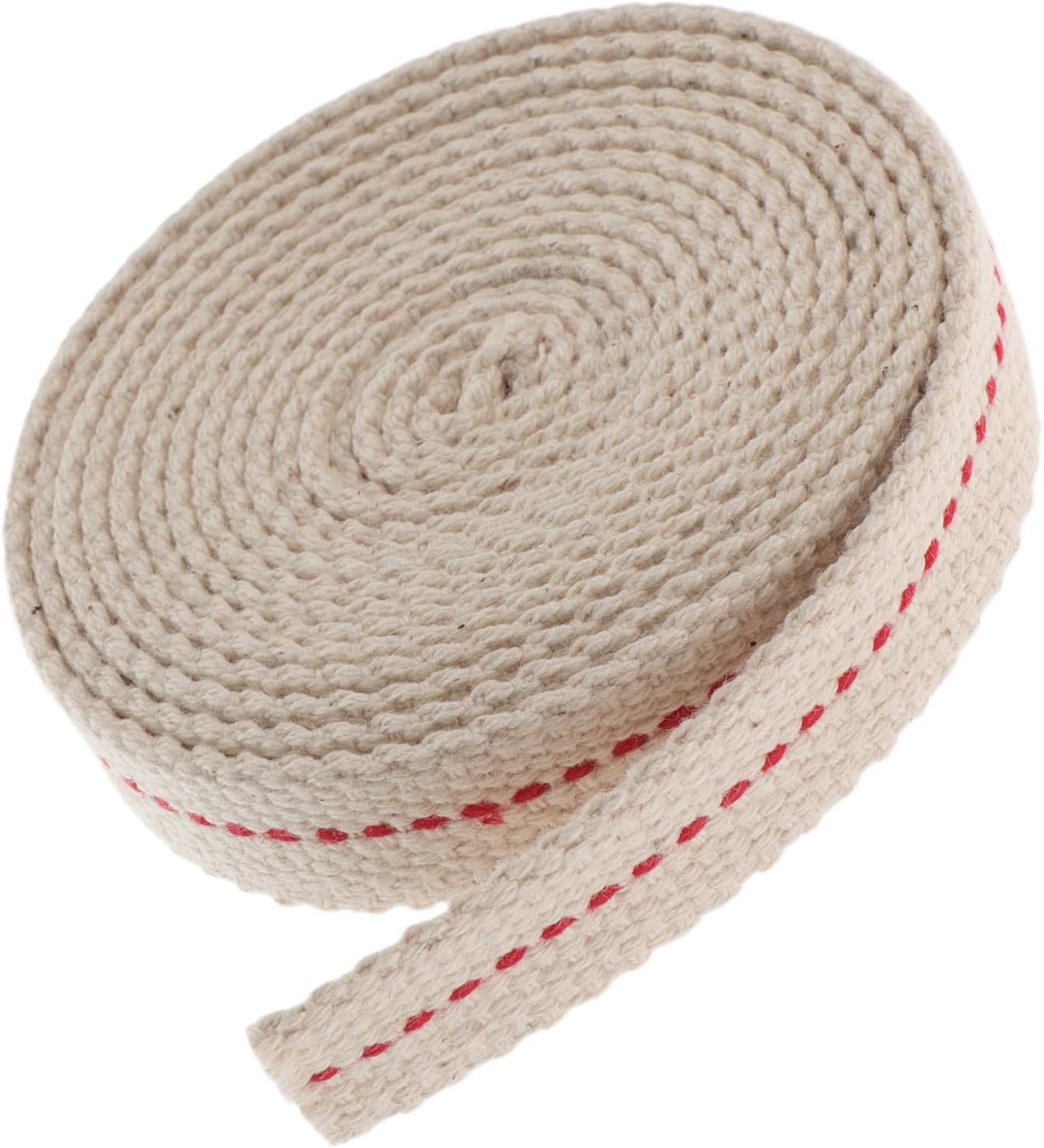 SUPVOX 2Rolls Pure Cotton Kerosene Lantern Wick Replacement Wide Flat Cotton Wick for Oil Lamps for Outdoor Camping and Vintage Oil Lanterns