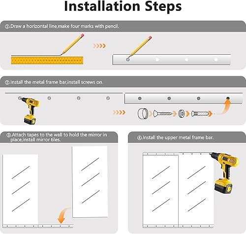 Miniatura 17 de Espejo de baño arqueado para pared, espejo para tocador, espejo grande de 38 x 26 pulgadas, marco de metal (38 x 26 pulgadas, dorado) Dorado,Negro