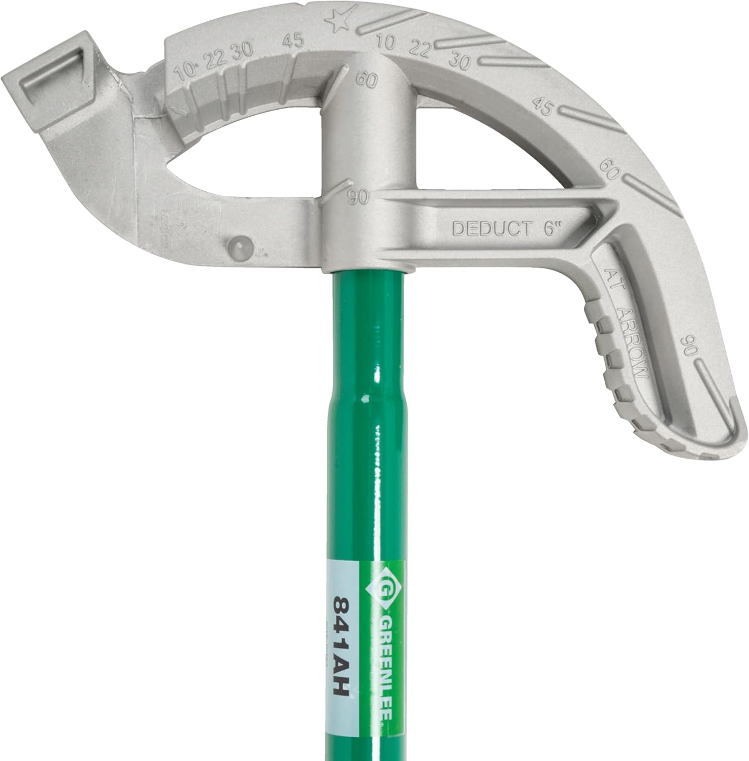 Greenlee 841AH Site Rite Aluminum Hand Bender With Handle For 3/4" EMT, 1/2" Rigid/IMC, Silver