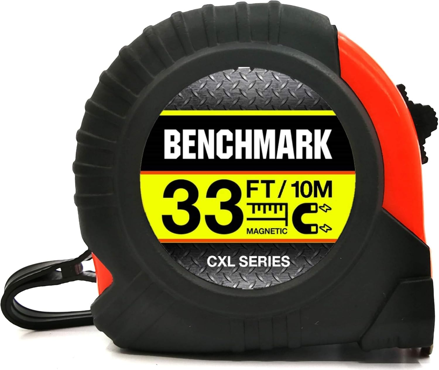 Benchmark - 33 FT Tape Measure with Large Magnetic Claw Tip - Inches and Centimeters