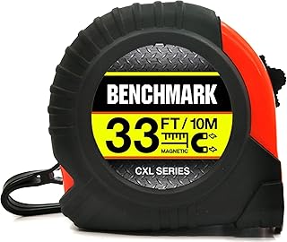33 FT Tape Measure with Large Magnetic Claw Tip - Inches and Centimeters