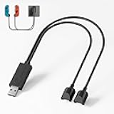 Kstkry Switch Controller Charging Dock Compatible with Nintendo Switch & OLED Model Joy Con with LED Indication，for Nintendo Switch Joy Con