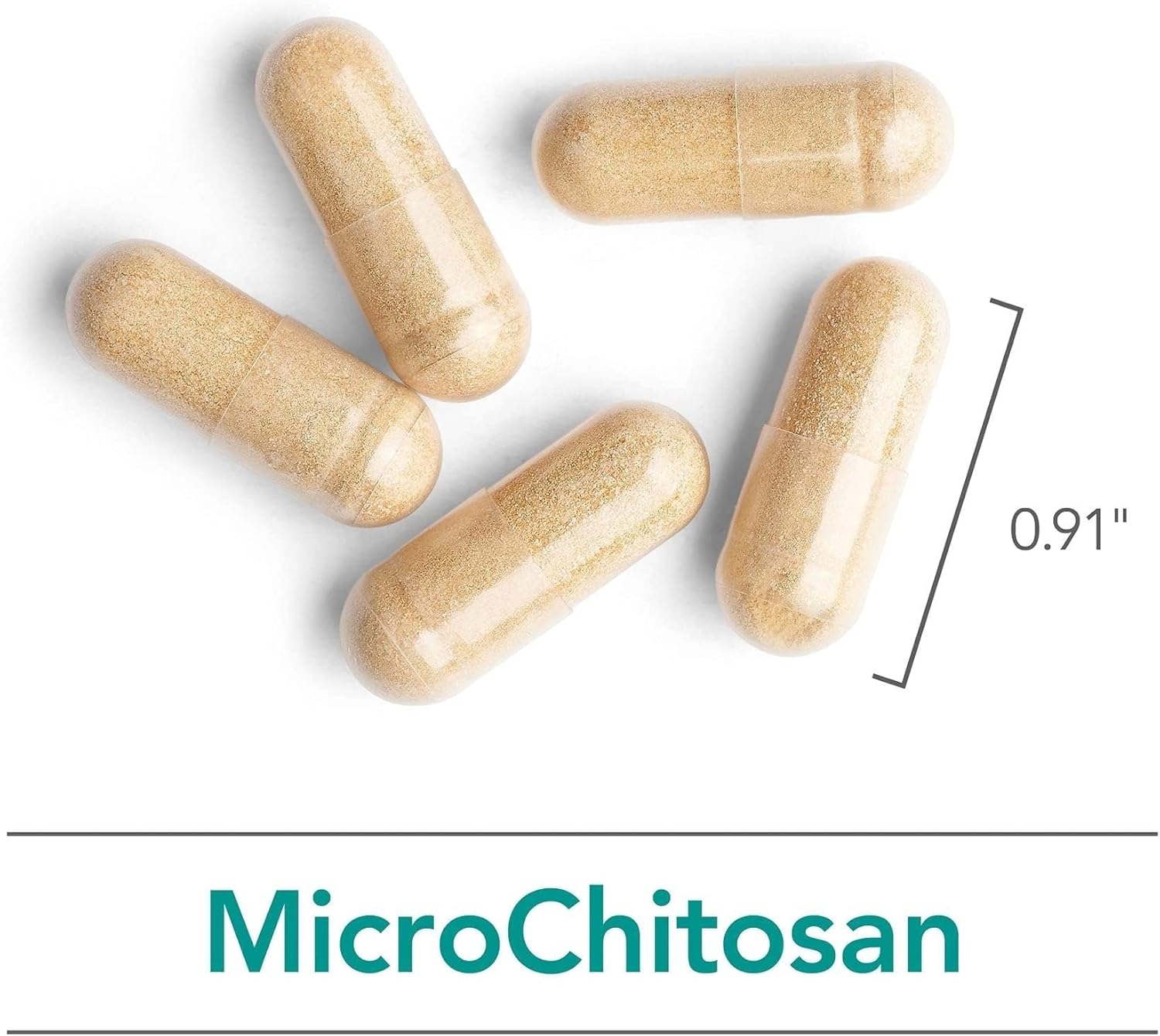 Nutricology MicroChitosan Supplement - Chitosan Oligosaccharide, Cleansing Support Binder, Enhanced Detoxification, 1800mg Vegetarian Pills - 60 Count