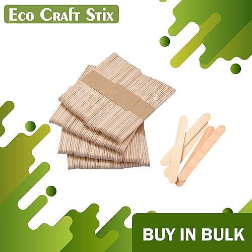 Miniatura 3 de Eco Craft Stix Palitos de manualidades gigantes. Caja de 5000 unidades