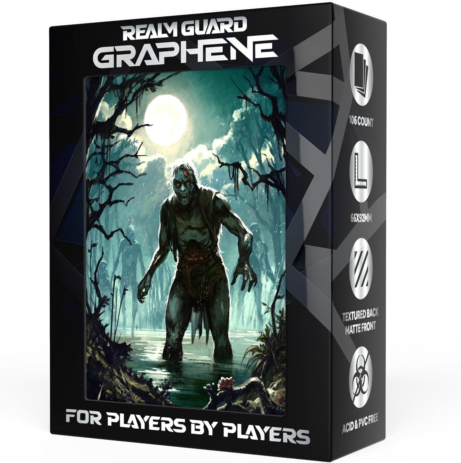 Graphene -100ct Textured Matte TCG/MTG Card Art Sleeves (Zombie)