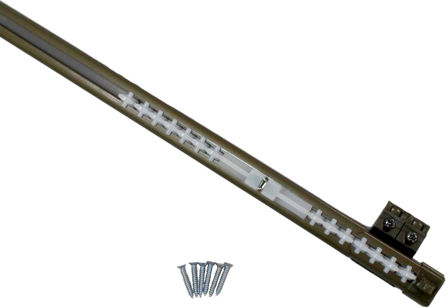 Daytime Edison single Curtain Rail Telescopic Home Set New NK Notebook Salt bianba- Length: 600 to 1100 mm NNB – 1