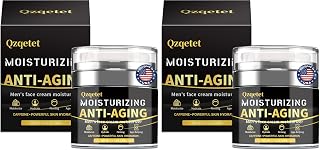 Men's Face Cream Anti Aging Face Moisturizer Cream Mens Face Lotion with Collagen, Retinol and Hyaluronic Acid Facial Men's Skin Care - Day & Night - 1.7 OZ (Pack of 2)