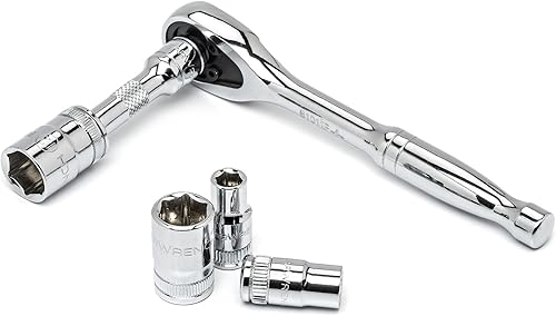 Miniatura 6 de GEARWRENCH Juego de herramientas mecánicas estándar y profundas, métricas de 22 piezas de 6 y 12 puntos, métrico - 80327