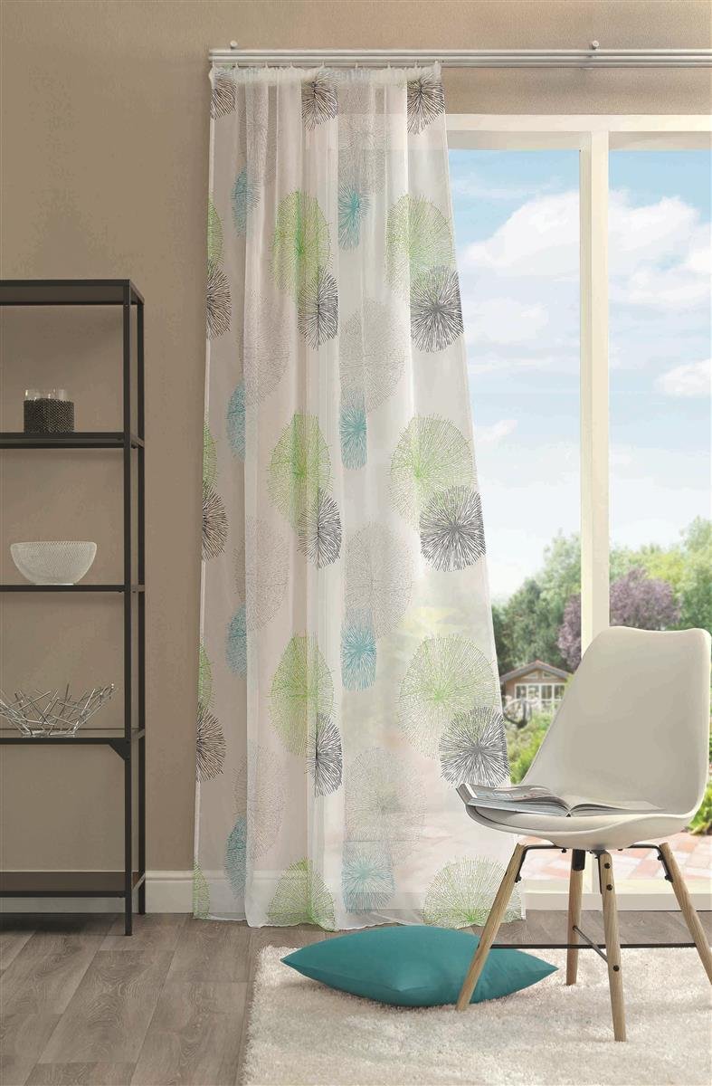 Zugbandschal Rawlins – Grün, 225 × 140 cm