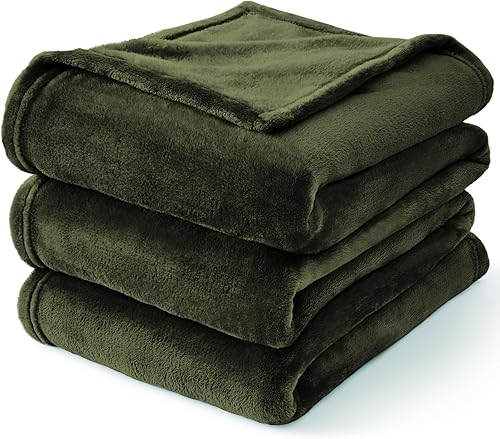 Miniatura 342 de BEDELITE Fleece Blanket White Throw Blanket for Couch & Bed, Luxury Plush Cozy Fuzzy Blanket 50" x 60", Super Soft Warm Lightweight Throw Blanket