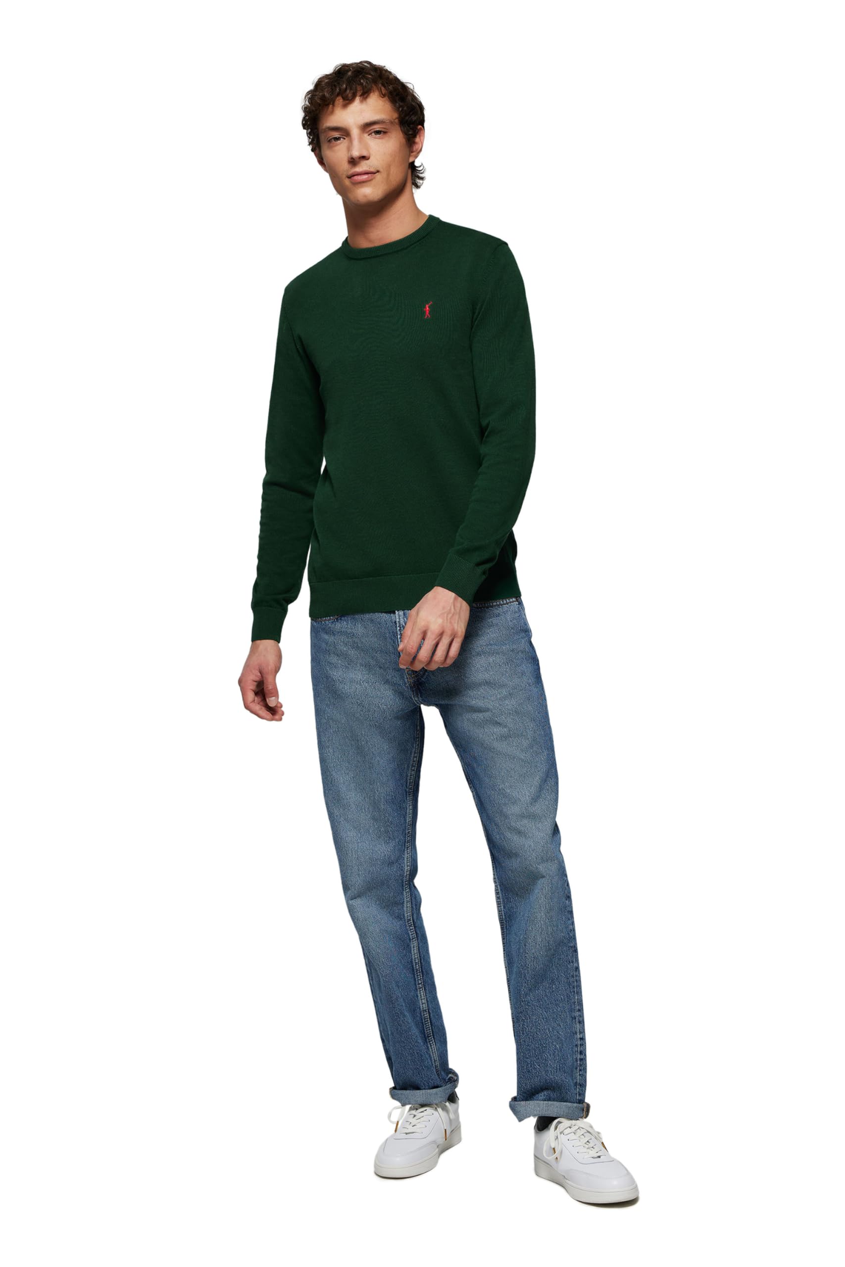 Polo Club Maglione Manica Lunga Uomo Maglioni Girocollo Crew Neck Pullover 100% Cotone