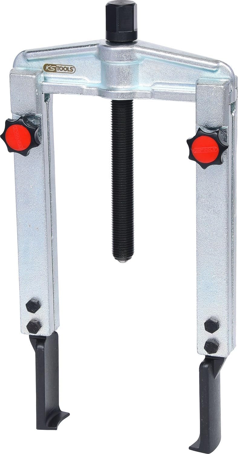 KS Tools 620.0035 Quick adjustment universal 2 arm puller set with extremely narrow and extended legs, 20-90 mm, 200 mm