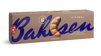 Bahlsen Cookies | Croissant With Hazelnuts | Bahlsen Biscuits | German Cookies From Germany | 4,4 Ounce Total