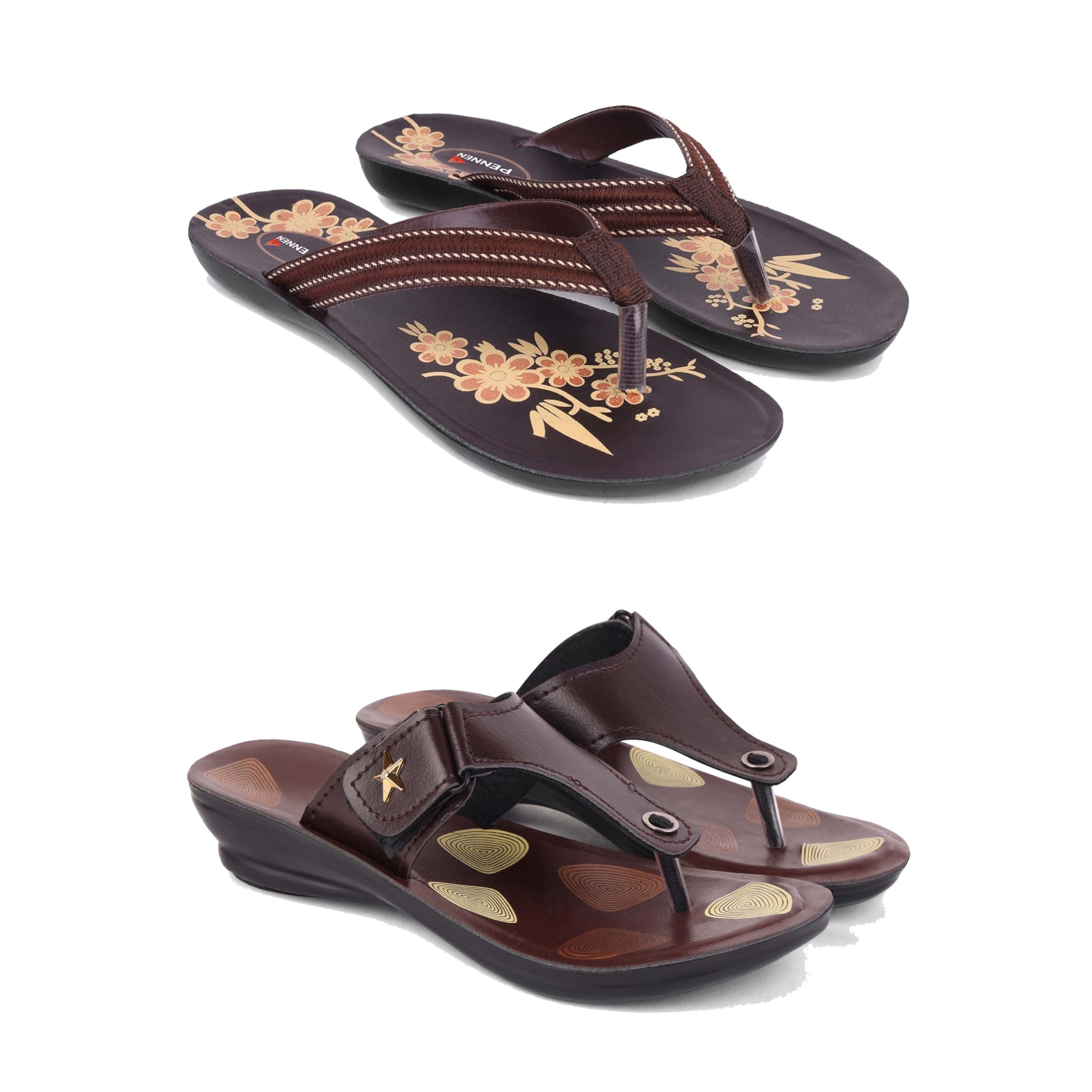Women's Comfortable Sandal,Casual Lightweight Sandal for Everyday Wear | (Combo 2)-O21-1963-picture-36