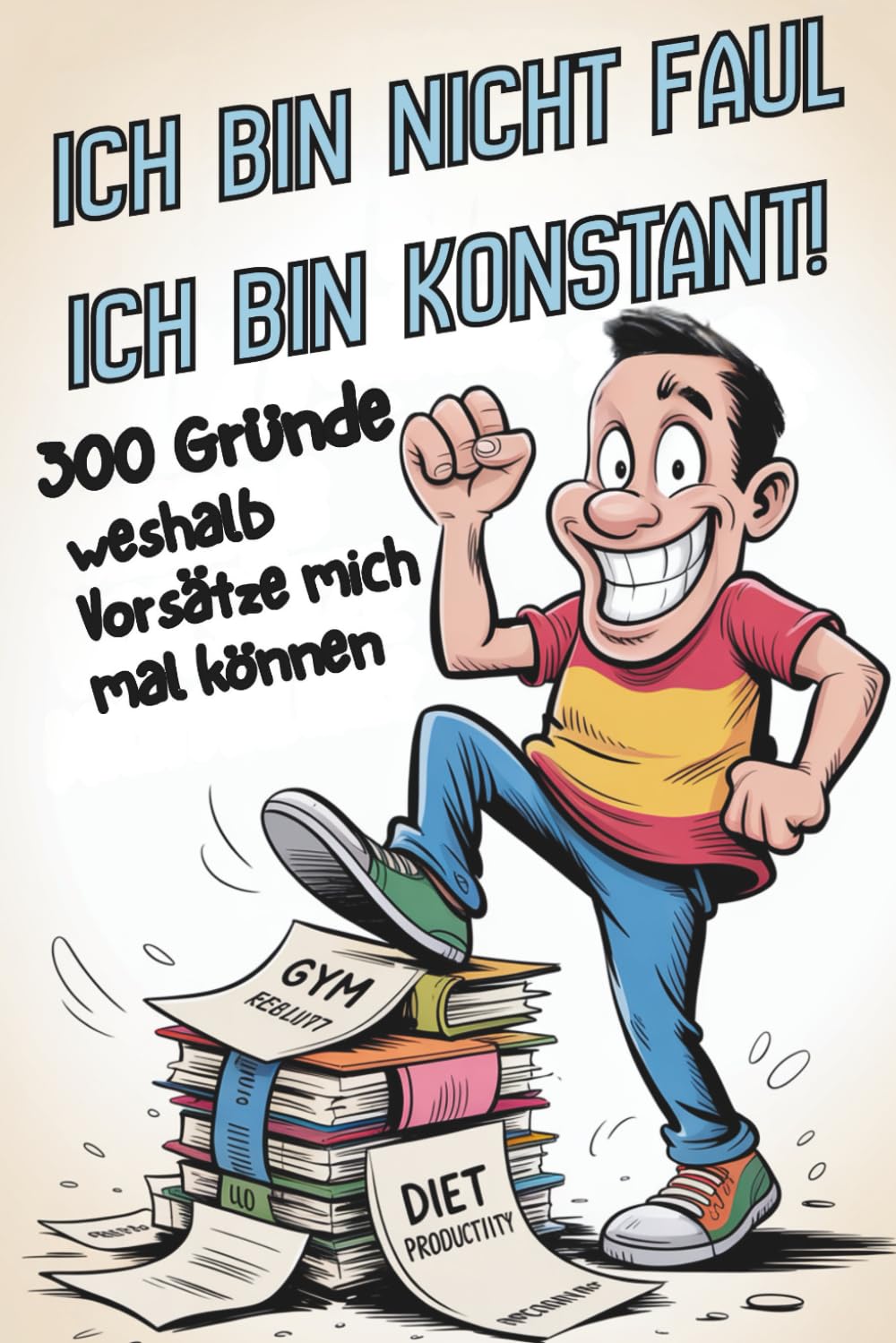 Ich bin nicht faul, ich bi konstant - 300 Gründe weshalb Vorsätze mich mal können | Neujahrsvorsätze | Lustiges Geschenk: Unnützes Wissen über ... | Lustiges Geschenk Silvester | Klugscheißer