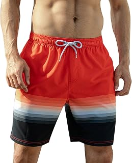 Men's Cycling Shorts Slim Fit Stretch Shorts Men's Casual Fashion Pants Short Lace Up Seaside Printed Holiday Beach Pant Shorts Beach Casual Loose Pants Men's Shorts Shorts