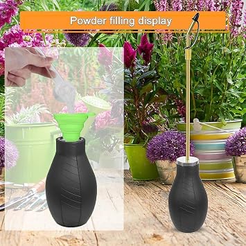 Hand-Held Powder Applicator Powder Sprayer for Diatomaceous Earth and Other Household Powder Applications