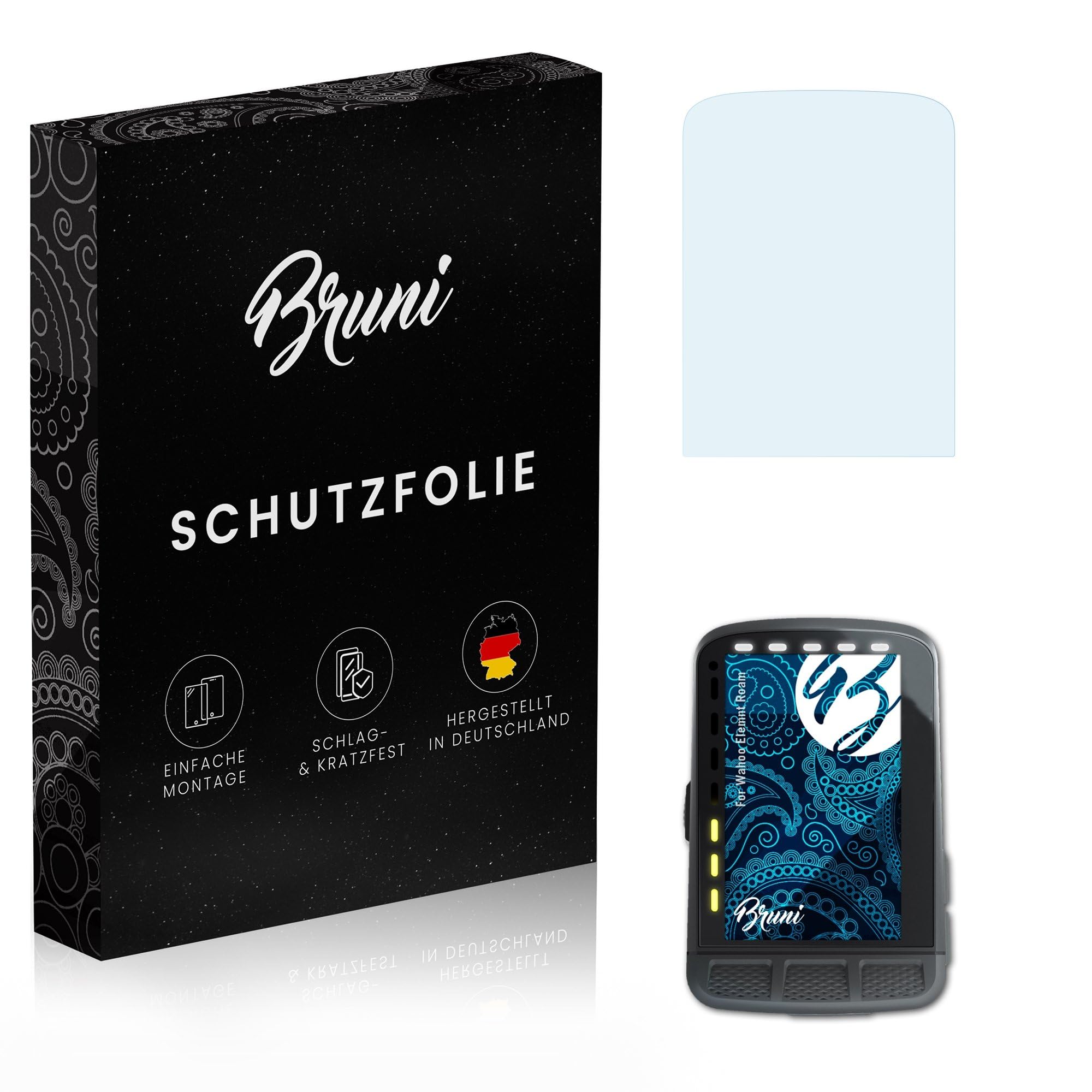 Film Protecteur D’Écran Bruni Garmin Alpha 100 – 2x Protection Claire Anti-Rayures, Sans Bulles, Facile à Poser
