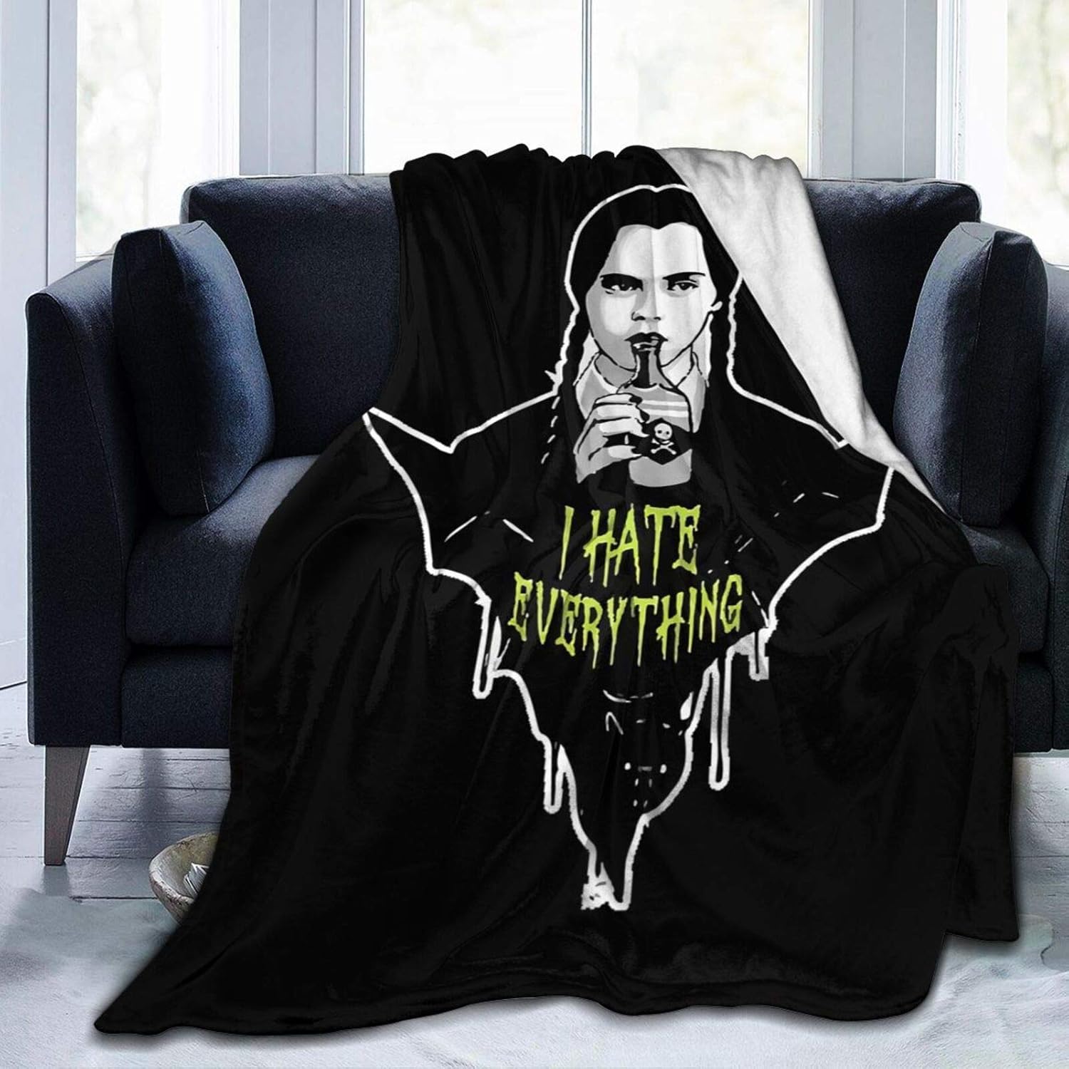 552 Wednesday Addams Ultra Soft Micro Fleece Blanket Air