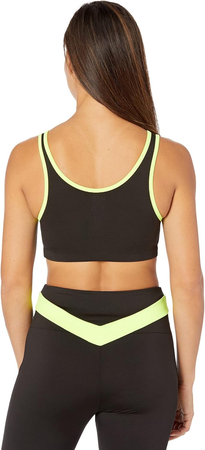 UFC Layered Sports Bra for Women – Stretchable Polyester – Pull-Over Style – Logo Imprint