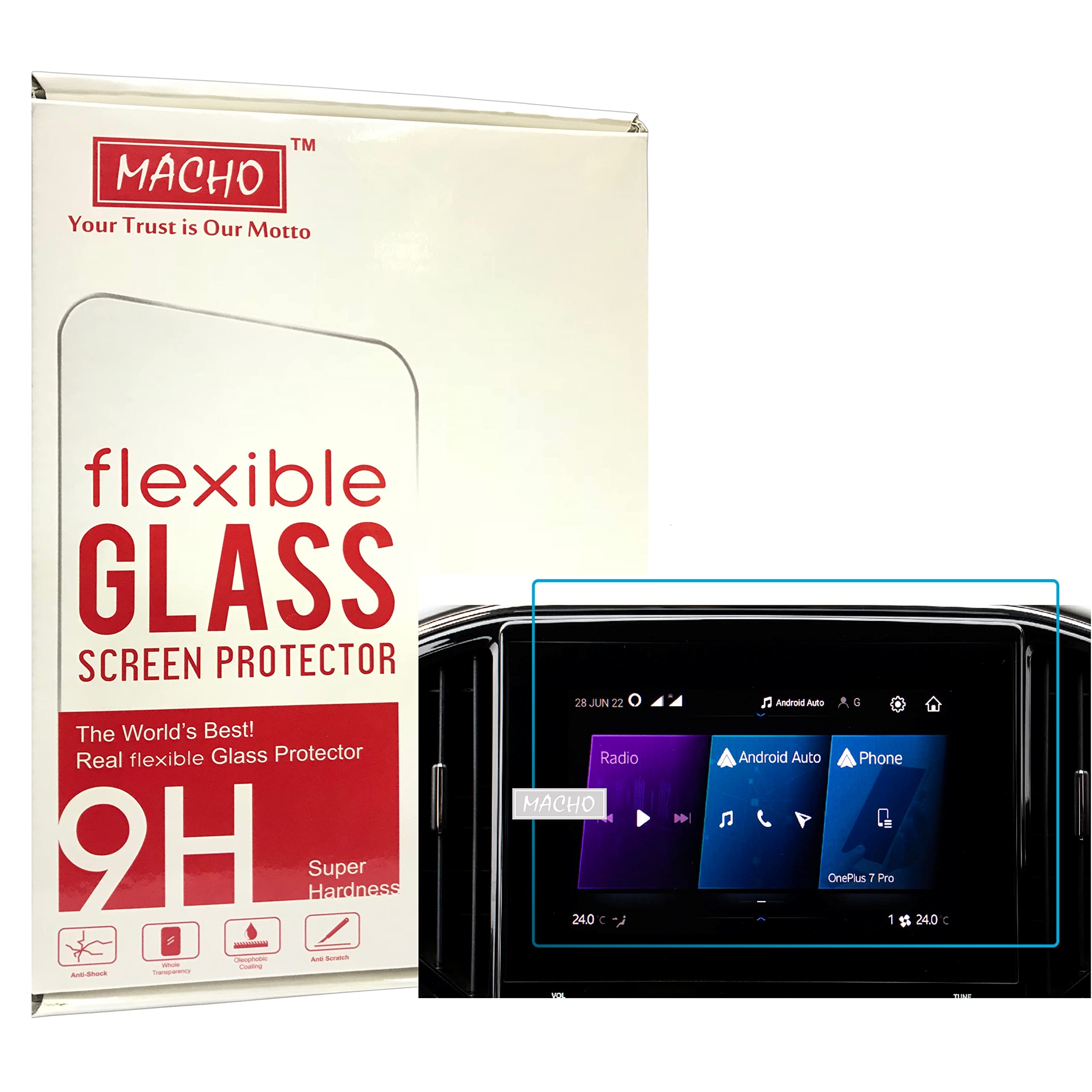 Macho Premium Ultra Clear Glossy HD Screen Guard Scratch Protector for Mahindra Scorpio-N 2022 (Facelift) 8-inch Touch Screen Panel Display (Crystal Clear) (B0BN3WRZCR) Amazon Price History, Amazon Price Tracker