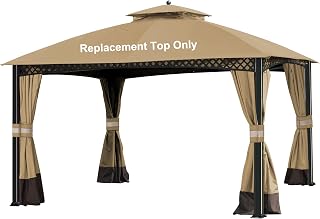 SCOCANOPY Replacement Canopy Top Cover for Oakmont Gazebo 350 Beige Price In India