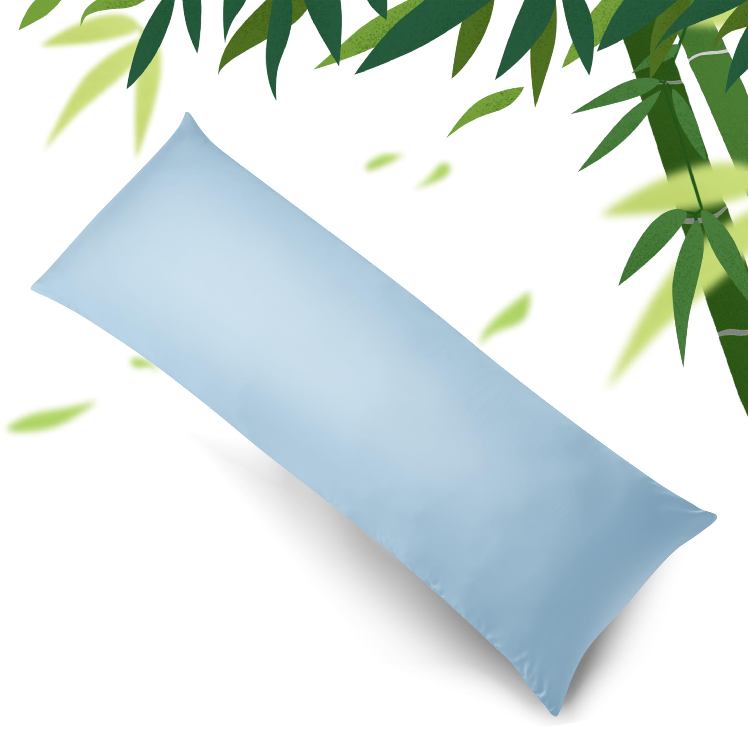 Body Pillow Cover Long Pillow Case Long Cooling Pillow Cases Viscose from Bamboo Full Body Pillow Case with