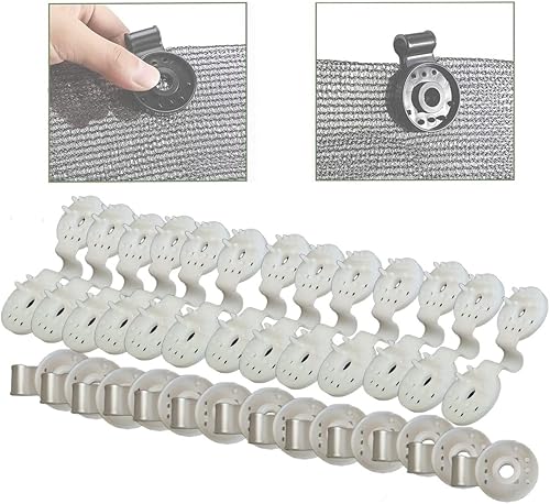 Miniatura 10 de Agarre de bloqueo de tela resistente, clips de plástico de tela a prueba de viento para toldo, hebilla de clip fija, clips de red para sombra para