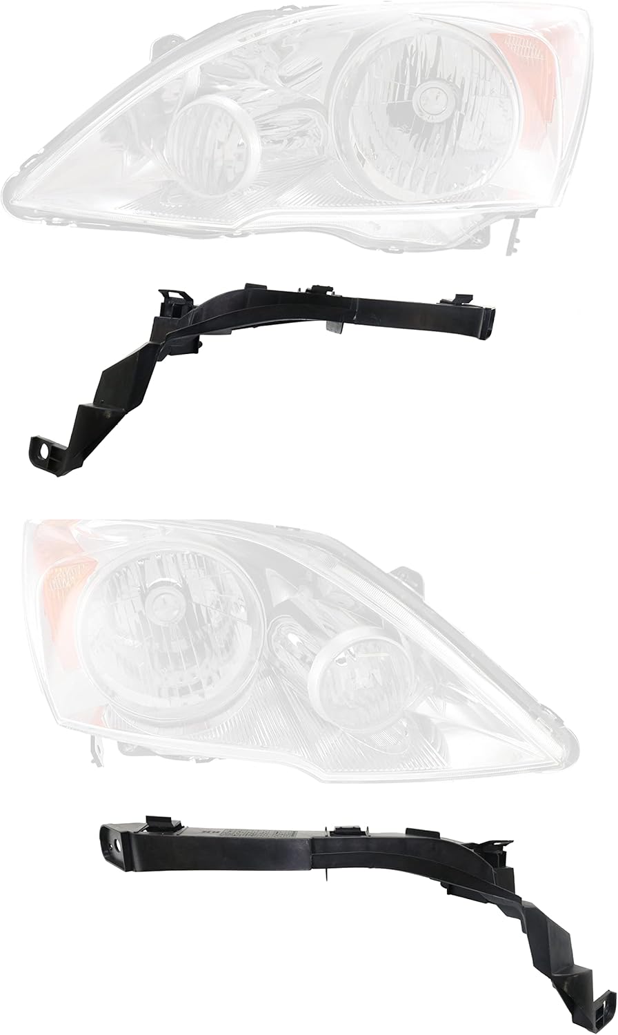 Garage-Pro Headlight Bracket Set Fit 2007-2011 Honda CR-V, Left Driver Right Passenger Side Beam, Honda CRV Accessories