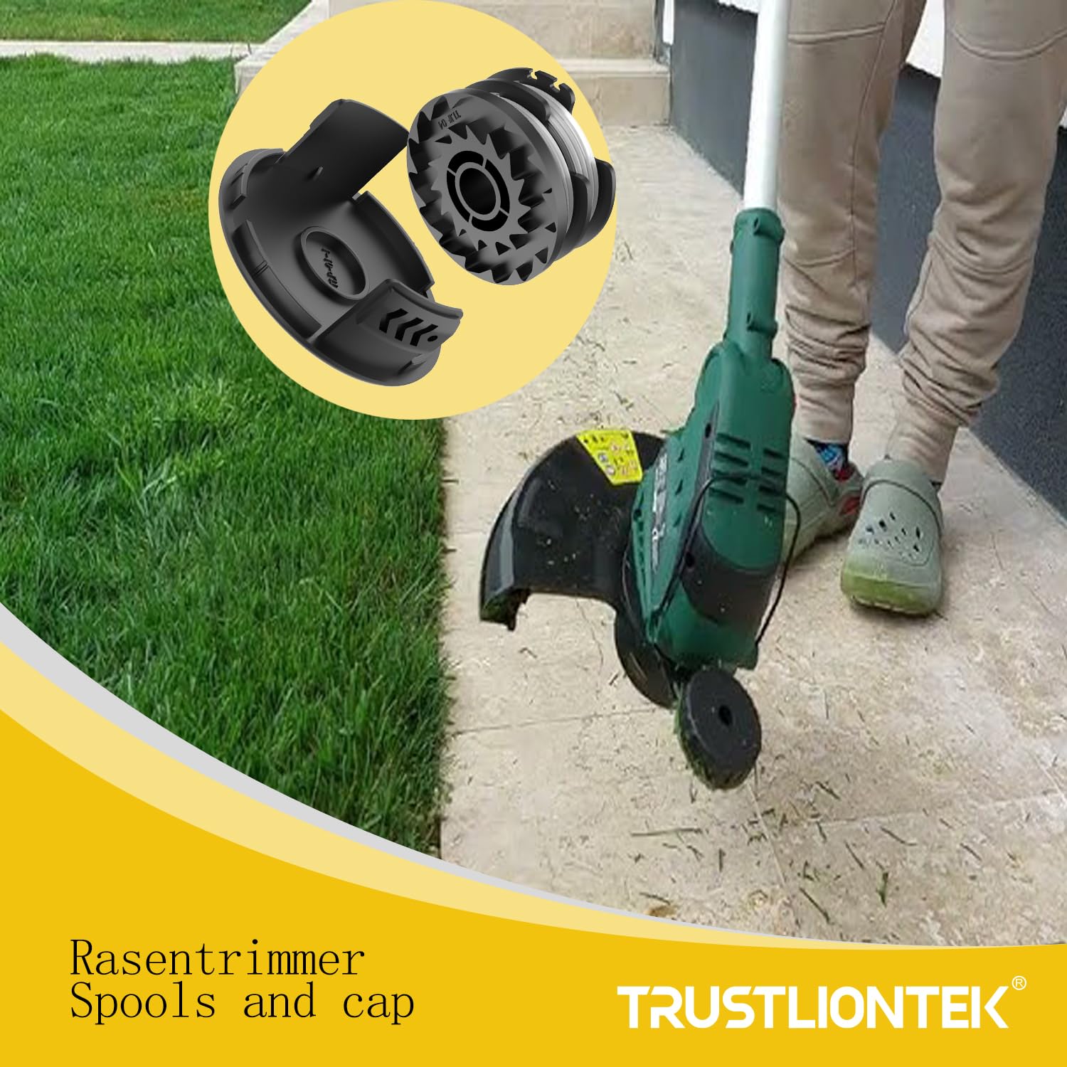 Couvercle De Bobine 91105341 Pour Coupe Bordures Parkside - Livraison Rapide