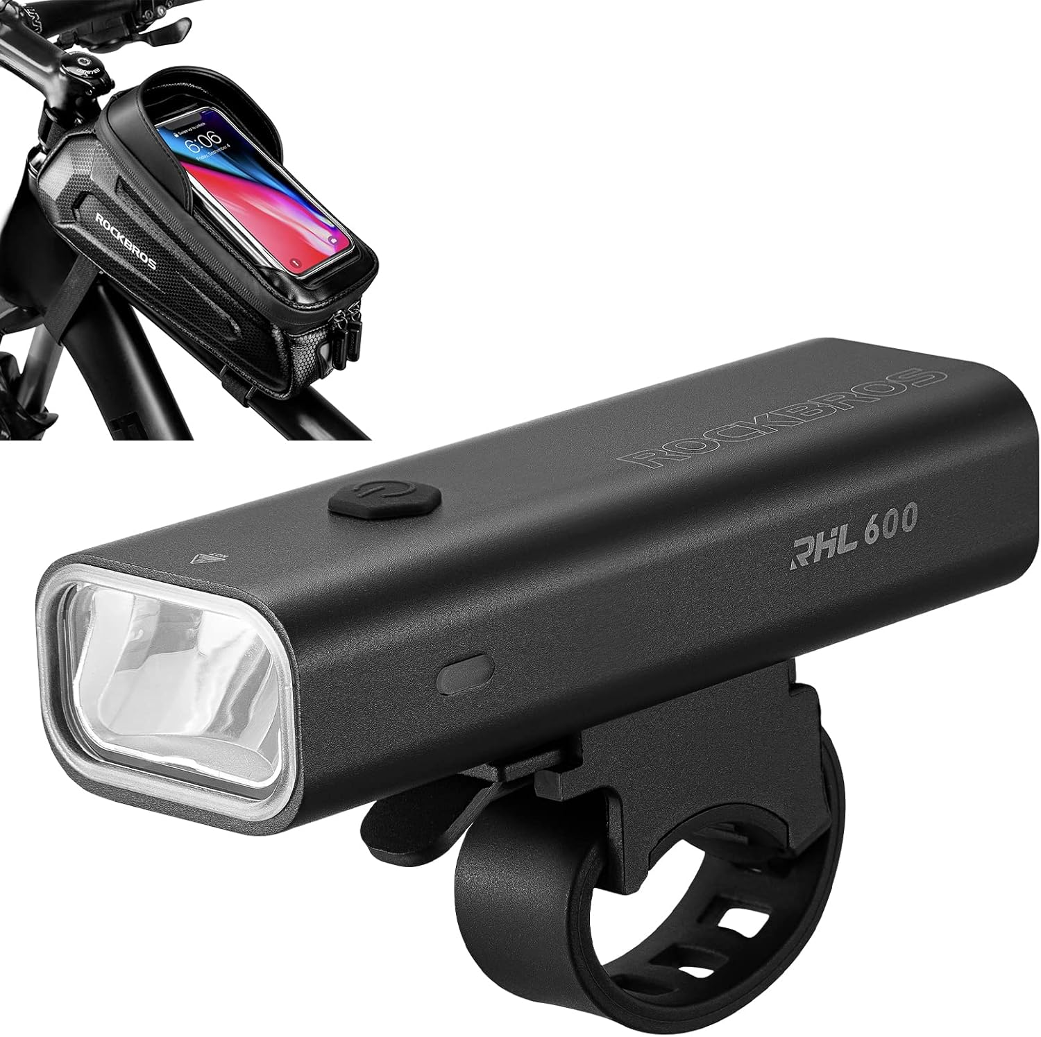 ROCKBROS Bike Phone Bag Bike Pouch Bicycle Front Frame Bag