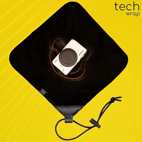 Miniatura 3 de The Tech Wrap - Funda compacta de neopreno para lente de 12.5 x 12.5 pulgadas, envoltura protectora para lente de cámara, accesorios de viaje para