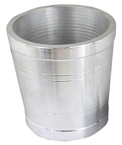 Miniatura 5 de Parijat Handicraft Juego de mortero y mortero de aluminio de calibre pesado o Khal Dasta Ural Set de mortero y mortero especias, molinillo de