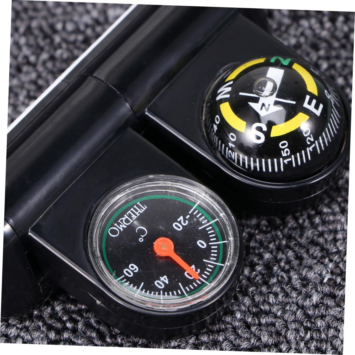 Vaguelly 2pcs Thermometer Compass Vehicle Navigation Compass Dash Mount Compass Car Compass Navigation Auto Mount
