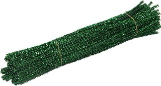 Juego de 100 tubos de color para decoración de manualidades, herramientas de mejora del hogar, tarjetas y sobres, 100 unidades (verde, talla única)