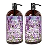 Dead Sea Collection Lavender Body Wash for Women and Men - with Pure Dead Sea Minerals and Lavender Oil - Gentle Cleanses and Moisturizes Skin - Pack of 2 (67.6 fl. oz)