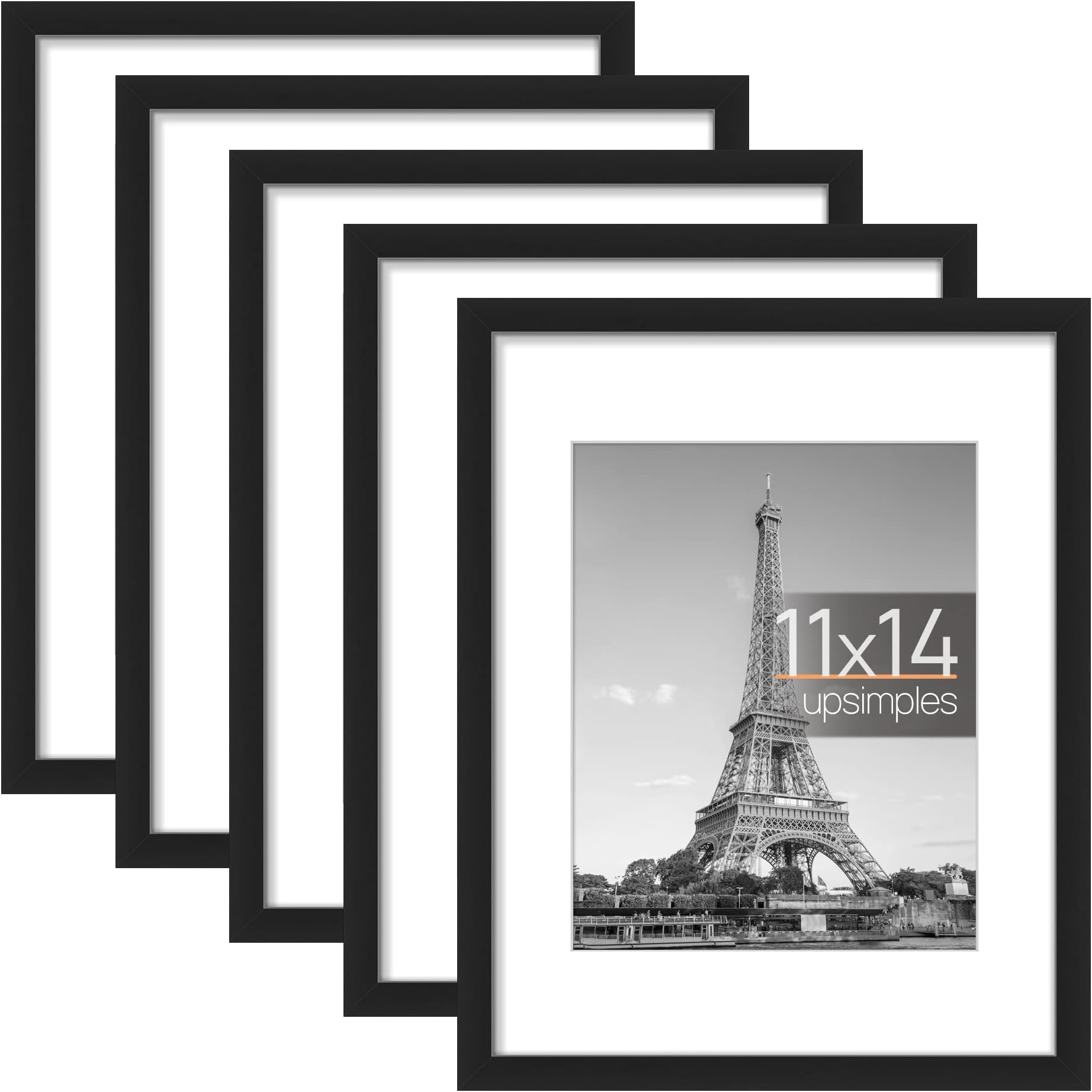 Fixwal Black Picture Frame Set, Picture Frames Collage 10 Pack for Wall or Tabletop