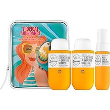 Sol de Janeiro Tropical Abundance Hair Repair Trio Travel Set | Jet Set | Sulfate Free Brazilian Joia Shampoo and Conditioner | Leave In Conditioner Spray | TSA Friendly | Amazon Exclusive