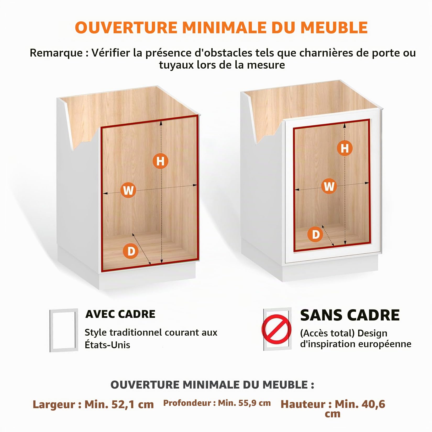 Panier coulissant 2 niveaux pour placard de cuisine, tiroir extractible avec glissières à billes, acier carbone électroplaqué, gain de place, 20x21, Double-layer guide rail, Carbon steel