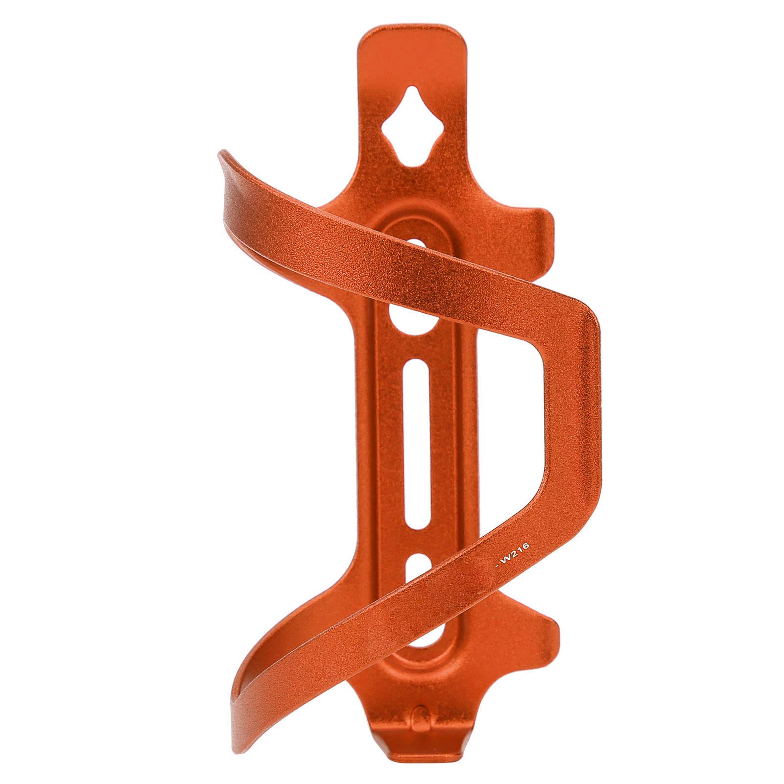 Water Bottle Cage,Universal Water Cup Bracket Lightweight Aluminium Alloy Cup Bracket for Mountain Bikes and Road Bikes (Orange)
