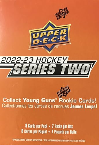 Miniatura 6 de 2022 2023 Upper Deck Hockey Series #2 Factory Sealed Unopened Blaster Box of Packs Possible Young Guns Rookies and Jerseys