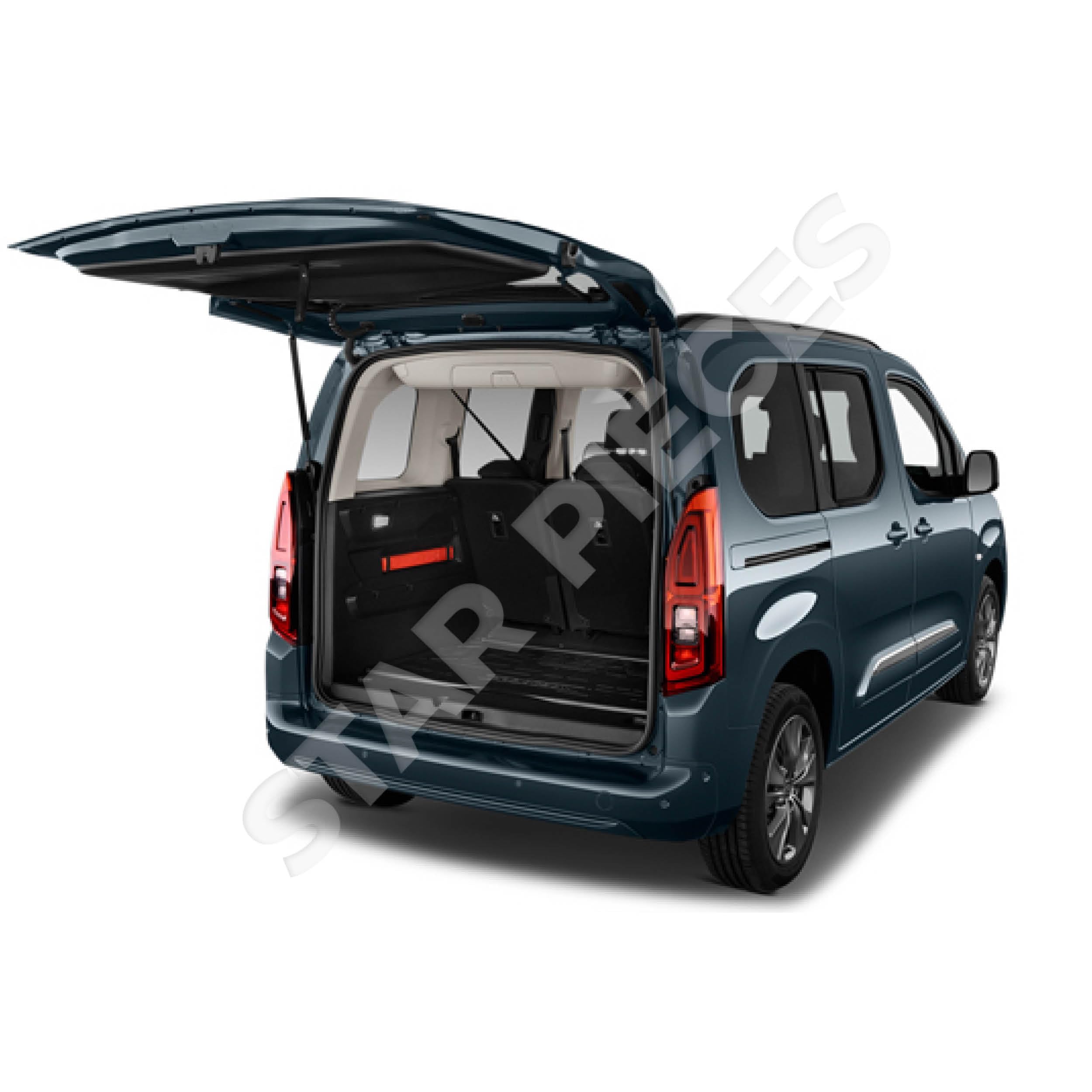 2 pistoncini portellone compatibile per Berlingo 2 e 3, Partner Tepee, Rifter, Combo D Life, Proace City Verso e Doblo 3 (dal 2008) ammortizzatori cofano posteriore. 9819027880, 8731S0, 3555223