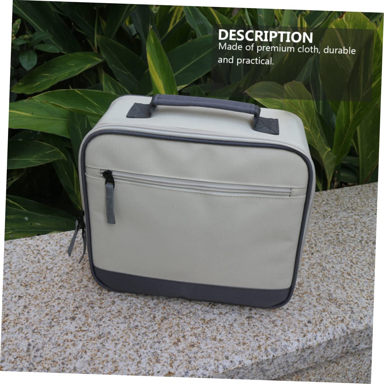 balacoo 1Pc Portable Digital Accessory Storage Bag Soft Oxford Projector Carrying Pouch for Chargers Power Adapters Cables More for Travel and Organization