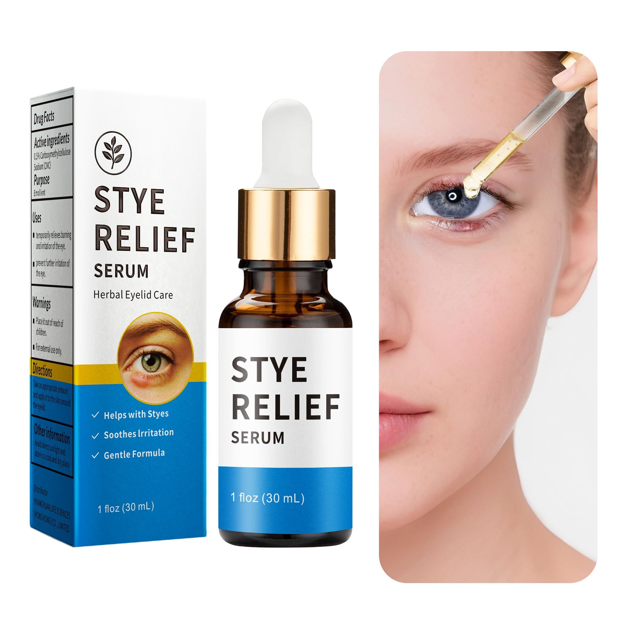 Photo 1 of Stye Eye Treatment Product, Relief for Styes, Chalazions, Blepharitis, Dry Eyes, Irritation and Swelling; Clear Eyes Redness Relief, Eye Stye Treatment, Soothing Eyelid Comfort, 30ml 1 Fl Oz