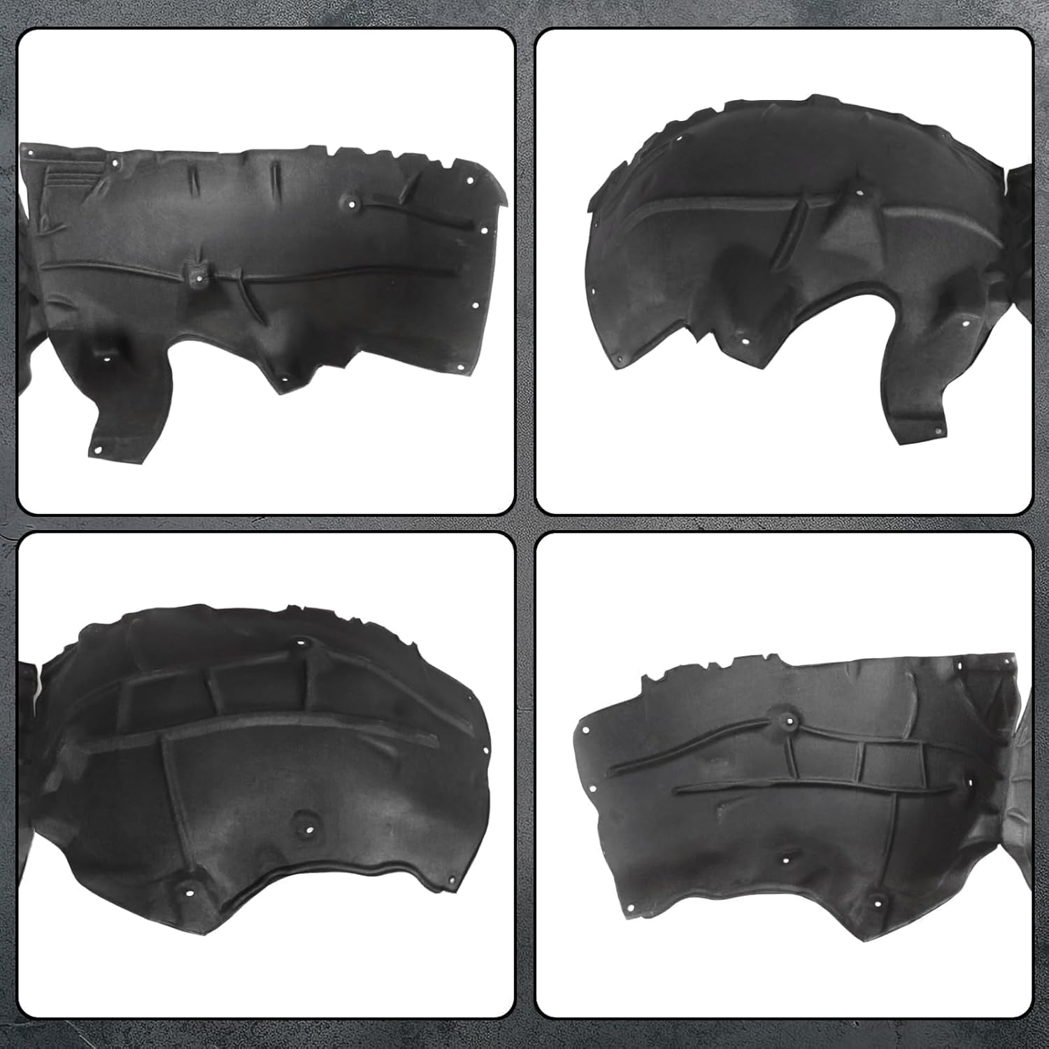 SecosAutoparts Wheel Fender Liner Splash Shield Rear Left Inner Compatible with Tesla Model Y 2020 2021 2022 2023 Replace# 1492615-00-A, 149261500A