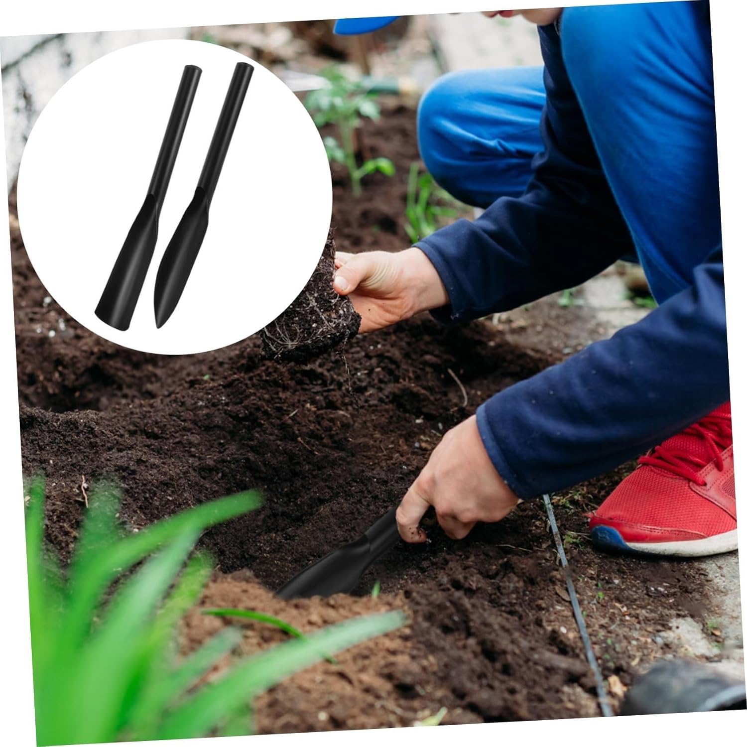 Garden Shovel Trowel Garden Tool Set 2 Pack Gardening Tools Set Include Wide Garden Trowel for Digging Planting