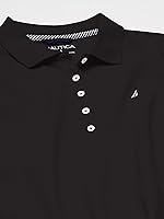 Vista 5 de Nautica Polo de algodón de manga corta con 5 botones para mujer