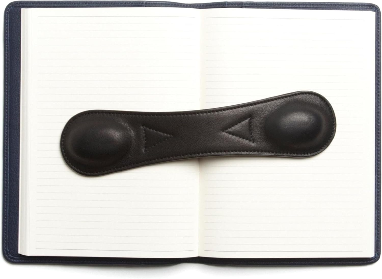 Leatherology Brown Bookweight – Full Grain Leather Weighted Page Holder for Books, Journals & Cookbooks | Flexible Design Keeps Pages Open | Perfect for Readers & Professionals