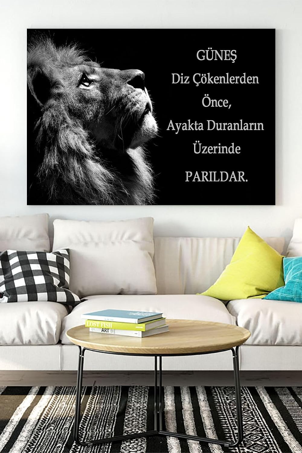 Postermanya (pster15001) Aslan Girişimcilik Kanvas Tablo 4 40 x 60