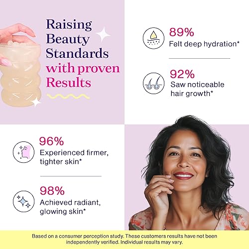 Miniatura 4 de Fuel Polvo de péptidos de colágeno múltiple  0.71 onzas de colágeno hidrolizado I, II, III, V y X para el cabello, la piel, las uñas y las